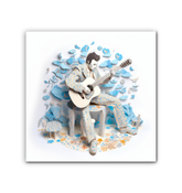 Elegant Feather Artwork on Wrapped Canvas